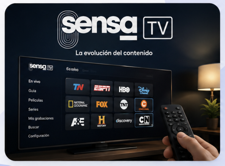Sensa TV - La evolución del contenido en tu Smart TV